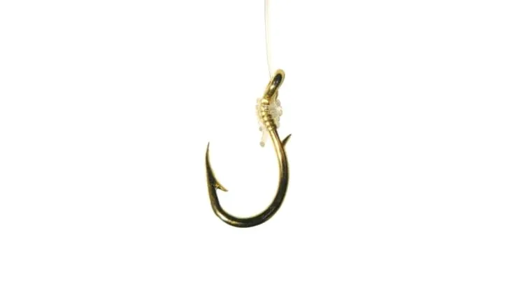 Eagle Claw Snelled Salmon Egg Sliced Hook