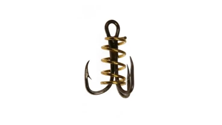 Eagle Claw 2X Strong Treble Hook w/Spring