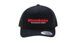 Megabass Classic Black and Red Trucker Hat