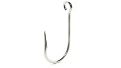 Mustad 3x Strong Salmon Siwash Hook - Open Eye