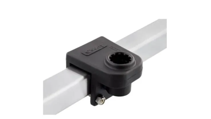 Scotty 243-BK Square Rail Adapter 1-1/4