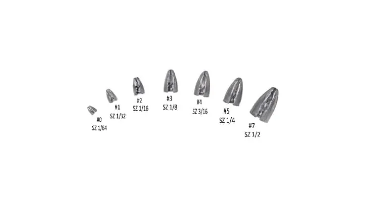 Water Gremlin Bull-Shot Bullet Shaped Split Shot Sinkers